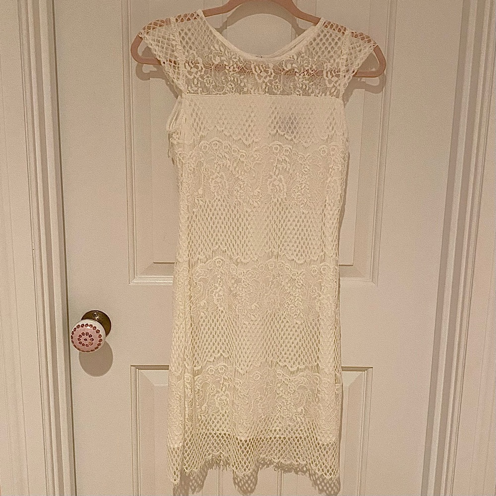 Tween Diva White Lace Dress